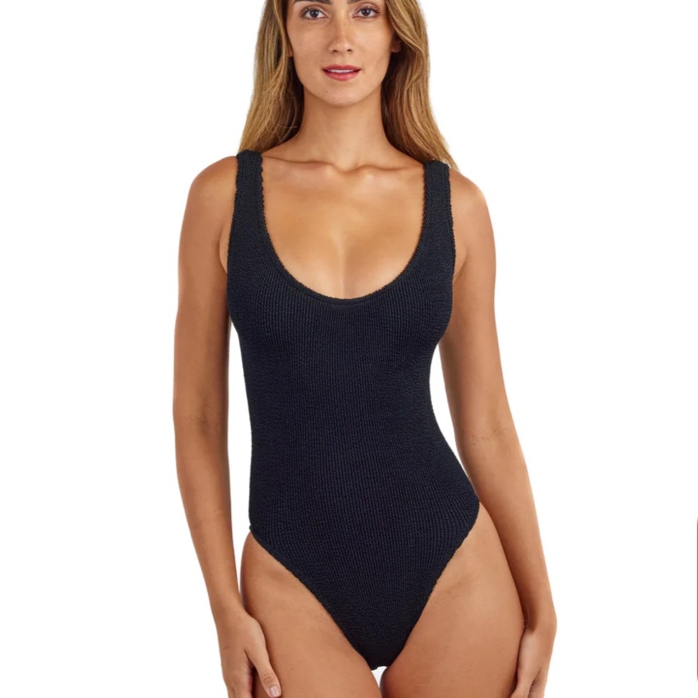 Love & Bikinis Marbella one piece swim suit. Black. One size.